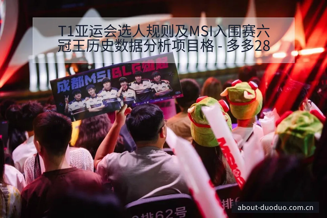 T1亚运会选人规则及MSI入围赛六冠王历史数据分析项目格 - 多多28